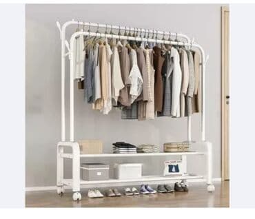 вешалка потолочная для сушки белья: Asılqan ikili İkiqat paltar askısı 48 kq-a qədər paltar daşıyın — 2