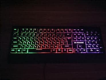 online komputer isi: Klaviatura: 2E Gaming keyboard KG330 Black RBG Miska: Logitech G102 — 3