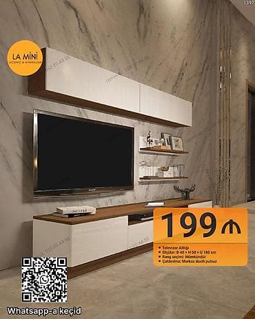 kombi ariston: Düz TV altlığı, Polkalı — 1