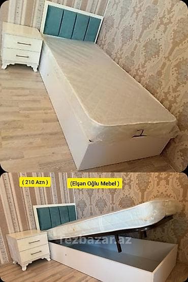 tek kravat: Yeni, Təknəfərlik çarpayı, Bazalı, Matras ilə, Siyirməsiz, Rusiya — 1