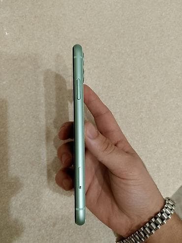 apple macbook: IPhone 11, 64 GB, Yaşıl, Zəmanət, Barmaq izi, Simsiz şarj — 4