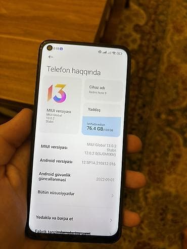 mi pro 2: Redmi Note 9, 128 GB, İki sim kartlı — 2