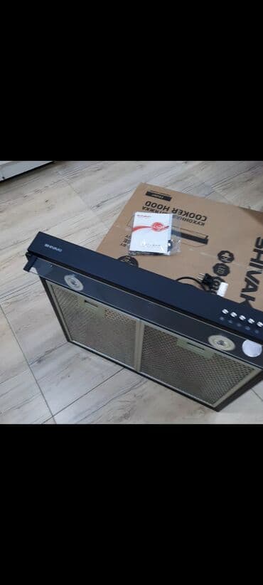 вытяжка встраиваемая 60: Вытяжка цвет - Черный, Новый — 1