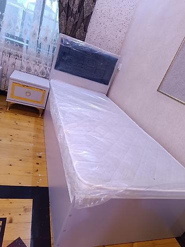 qiz yataqlari: Oğlan və qız üçün, Yeni, Təknəfərlik çarpayı, 2 tumba — 1