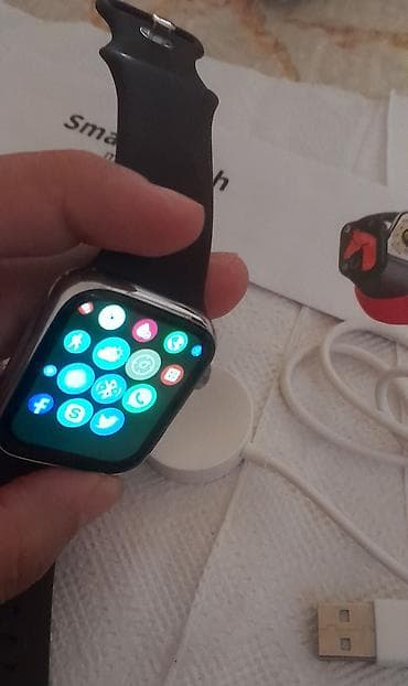 masa üstü komputerler: Smart saat, Smart, Sensor ekran, rəng - Gümüşü — 3