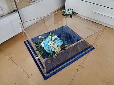 xonca desti: 5 xonça satılır. 4 gəlin 1 bəy xonçası. Şəkərbura, paxlava, konfet — 8