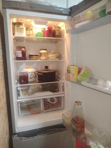 soba satışı: Yeni 2 qapılı Indesit Soyuducu Satılır, rəng - Boz — 3