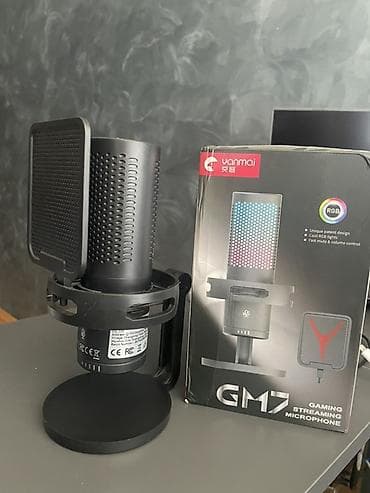 Yanmai GM7 USB Gaming/Streaming Mikrofonu - RGB işıqlandırma: rəngli — 1