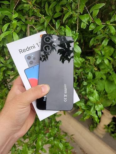 mi 17 pro max: Redmi 12, 256 GB, rəng - Qara, Barmaq izi, Face ID — 2