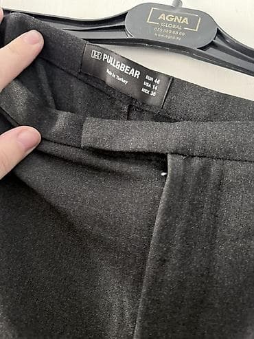 salvar qadin: Şalvar, PULL&BEAR, rəng - Boz — 2