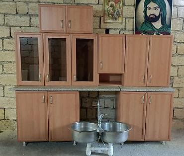 yeni il sufre dekoru: Mətbəx mebeli dəsti. 2 ci Eldir, Olcu Alt Ve Ust Hissei 2.30 dur — 1