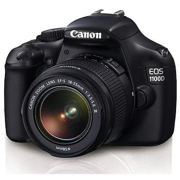 macbook 12: Canon EOS 1100D DSLR fotoaparat + Canon EF‑S 18‑55mm f/3.5‑5.6 III — 1