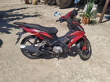 yeni teker kreditle type 1: Model: Moped tipli motosiklet (underbone), qırmızı-qara rəng Mühərrik — 5
