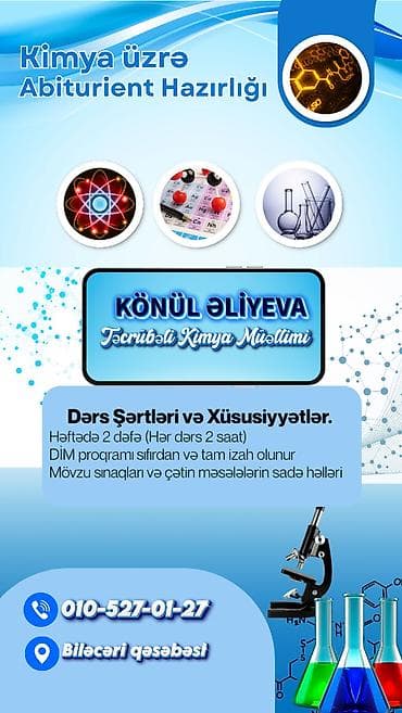 derzilik kursu: Kimya Hazırlığı (I və IV Qruplar) – BiləcəriMətn: Biləcəri — 3
