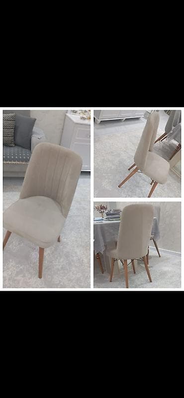 Qonaq otağı üçün, Qatlanmayan, rəng - Bej Stul