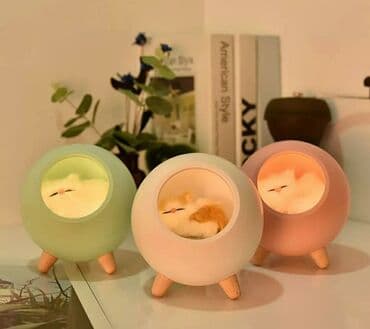 lampalar: Pişik Evi Gecə Lampası 😻 🔸️Ölkə daxili PULSUZ çatdırılma 📦 🔹️Fərqli — 2