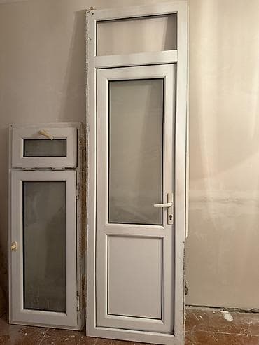 plastik qapu: Xurşovkadan çıxıb yeni kimidir 2 balkon qapısı 2 pencere evdə yer — 7