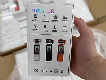 Videokameralar: OZCT Q8 4K Ultra HD action kamera – yüksək keyfiyyətli çəkiliş və — 2