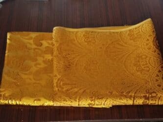 sobsan dekorativ sedef boya qiymeti: Parça qızılı iplerle toxunulmuş.Vintaj.Hər biri 2m×80 sm - Tikiş — 4