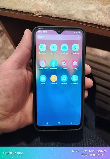 Samsung Galaxy A10, 16 GB, rəng - Qara, Sensor
