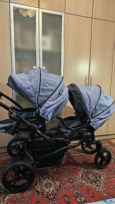 Əkizlər üçün araba, Chicco, İşlənmiş, Yaş: <1 ay — 2