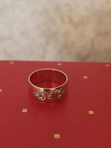 qızıl beşlik qiyməti: Üzük, Sarı qızıl, 585 Əyar — 2