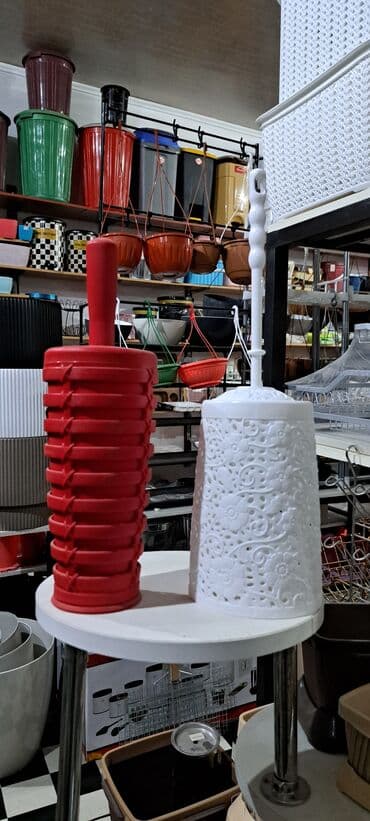 аксессуары для ванны, бани: Unitaz firca demir plastik unitaz sotka demir plastik unitaz — 10