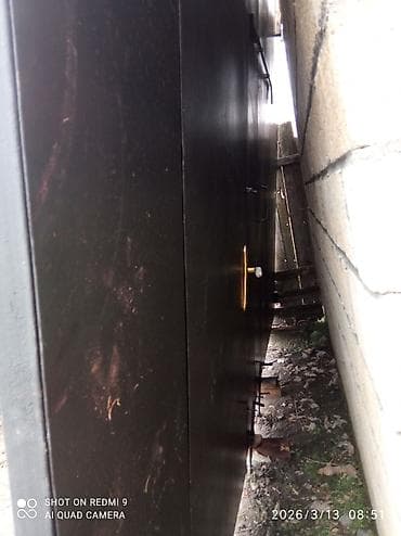 Santexnika: İşlənmiş Dəmir Həyət darvazası, Mexaniki, Qapı ilə, rəng - Qara, Kredit yoxdur, Ödənişli çatdırılma — 3