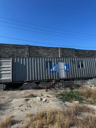 anbar üçün konteyner: İşlədilmiş metal konteyner satılır. Konteynerdə qapı və pəncərələr — 2