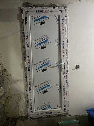 Yeni Plastik qapı 80x200 sm Zamok ilə, Zəmanətli, Ödənişli quraşdırma, Rayonlara çatdırılma, Ödənişli çatdırılma, Ünvandan götürmə