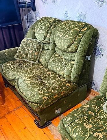 divan krislo: İşlənmiş, Künc divan, Kreslo, Bazasız, Açılmayan — 5