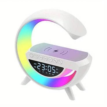 stolustu işıq: LED SİMSİZ ŞARJ EDƏN SPIKER LED WIRELESS CHARGING SPEAKER Alarm clock — 2