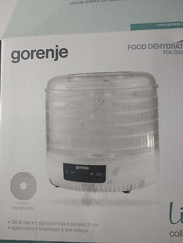 Техника и электроника: Сушилка для овощей и фруктов Gorenje, 5 отделений, Б/у — 5