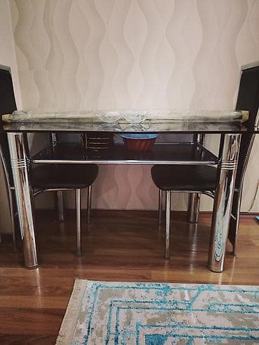 iso stul: Для кухни, Нераскладной, Прямоугольный стол, 4 стула — 3