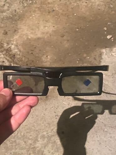 3d eynek: 3D eynək (anqilif/aktiv deyil) - Çərçivə: qara plastik, yüngül və — 2