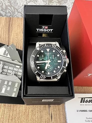 sport walvar: Yeni, Qol saatı, Tissot, rəng - Yaşıl — 3