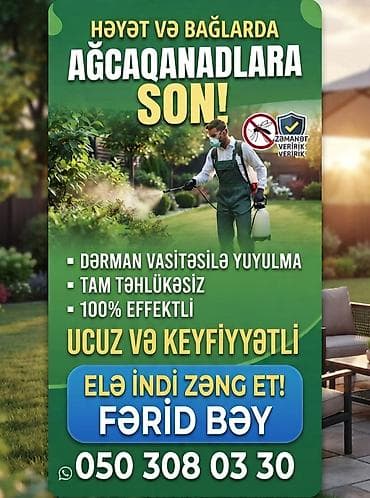 Dezinfeksiya, dezinseksiya: Dezinfeksiya, dezinseksiya | Həyətlər — 1