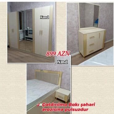 ışkaf: İkinəfərlik çarpayı, Dolab — 1