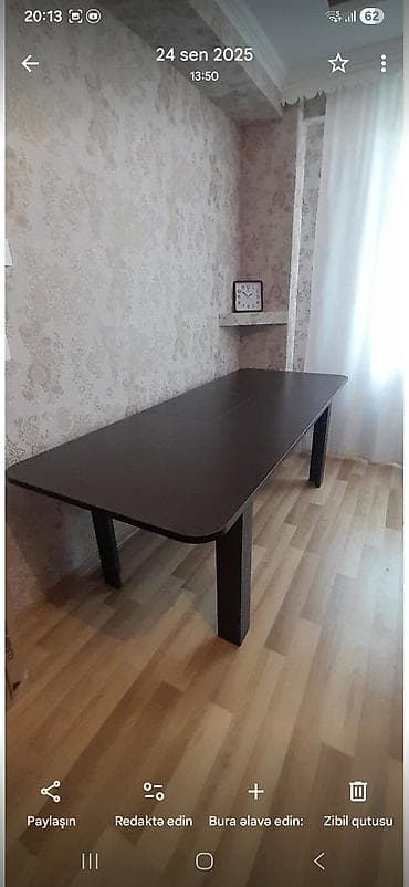 masa ayaqları: Qonaq masası, Açılmayan, Laminat, Dördbucaq masa — 1