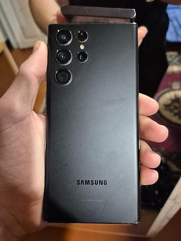 Samsung Galaxy S22 Ultra, 256 GB, rəng - Qara, Face ID
