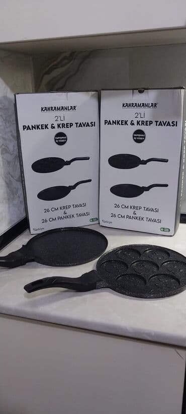 qranit tava: Tava, rəng - Qara, Qranit, 26 sm, Türkiyə — 2