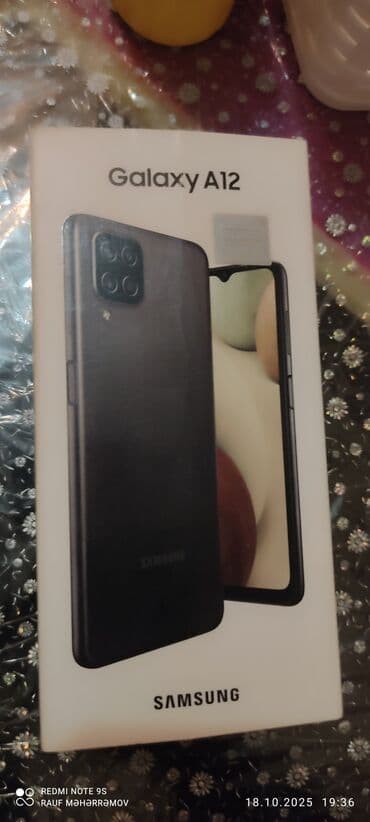 samsung a12 4 64: Samsung Galaxy A12, 64 GB, rəng - Qara — 3