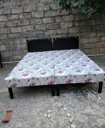 Çarpayı təzə Hazırı var Çatdırılma var 1 nəfərlik 50 manat 2 nəfərlik — 2