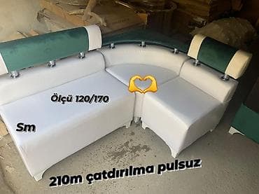 Комплекты диванов и кресел: Keyfiyyətli və sərfəli *Endirimle 😍* ✔️Metbex üçün künc divanlar — 1