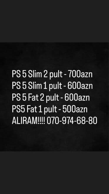 сколько стоит playstation 5 в азербайджане: Playstation alisi Playstation aliram - PS5 Slim, 2 pult – 700 AZN - — 1