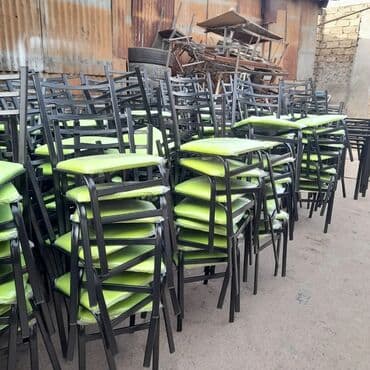 stul ev ucun: Qonaq otağı üçün, Yeni, Açılmayan, Dördbucaq masa, 6 stul — 23