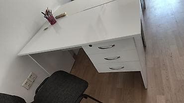quba mas: Stul satilirOfis üçün yazı/iş masası və ziyarətçi stulu dəsti unvan — 6