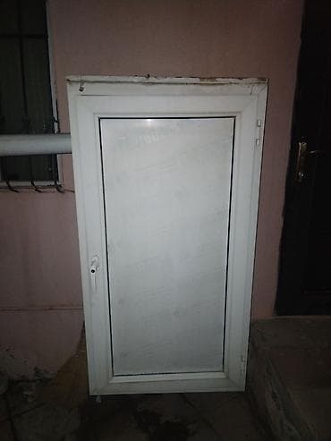 ucuz qapi: PVC plastik kombi qutusu ölçüsü 0.75x1.45 - Material: ağ PVC profil — 1