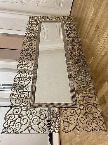 Pastel dəstləri: Güzgü Divar üçün, Düzbucaqlı, Dekorativ, Naxışlı — 1