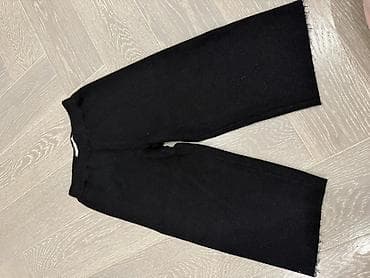 uşaq şalvarı: Uşaq şalvarı – qara rəng - Model: isti, trikotaj/parça şalvar, düz — 1